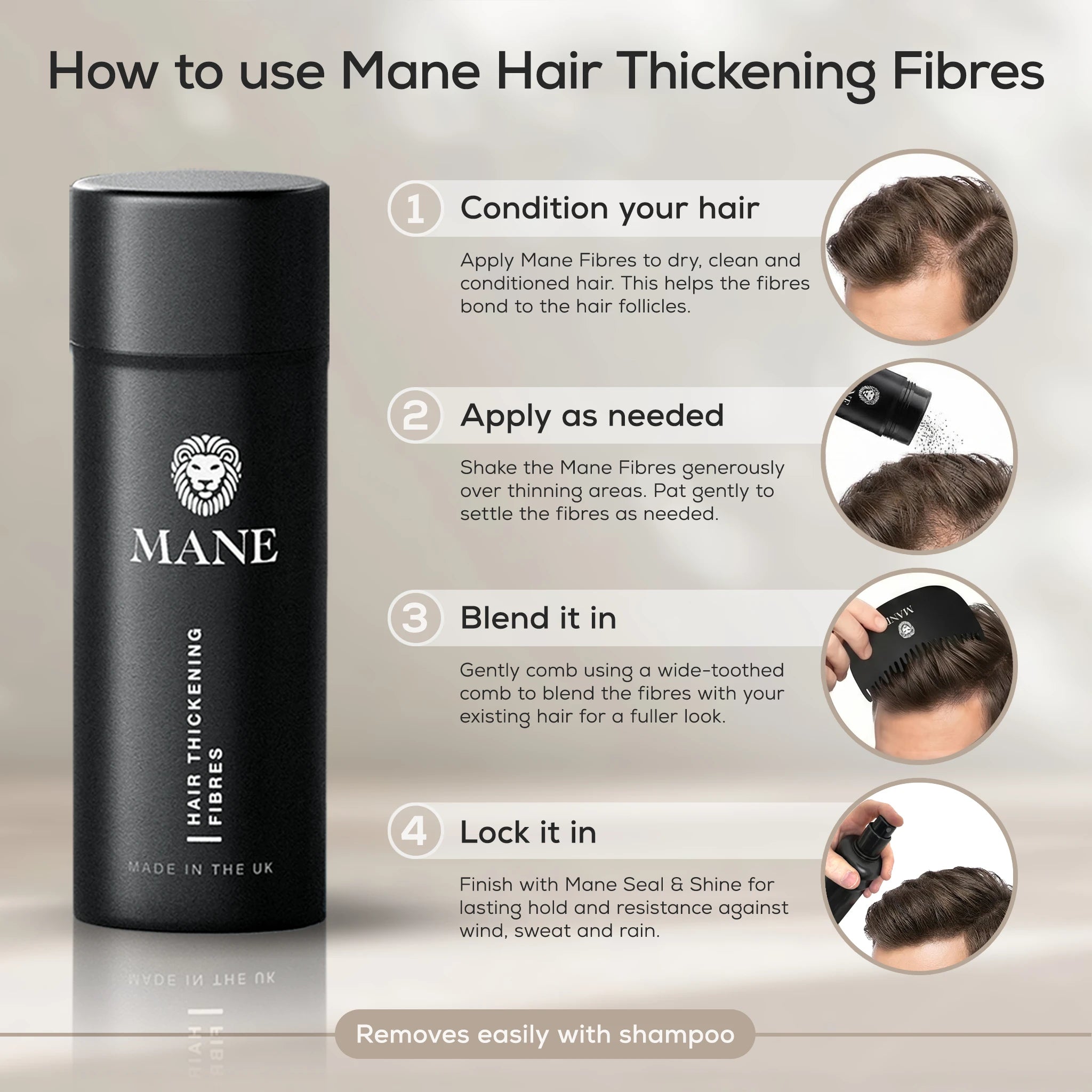 Hair Thickening Fibres 12-Pack (12 x 15g Fibres)