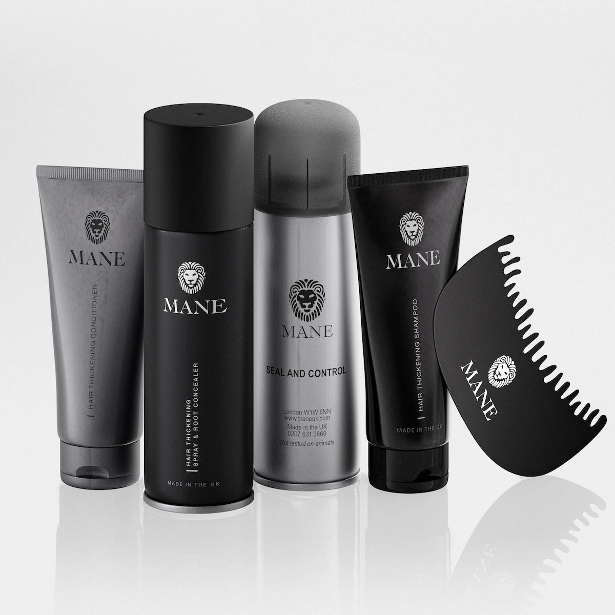 200 ml Mane Hair Thickener and Seal & Control with a Shampoo, Conditio ...