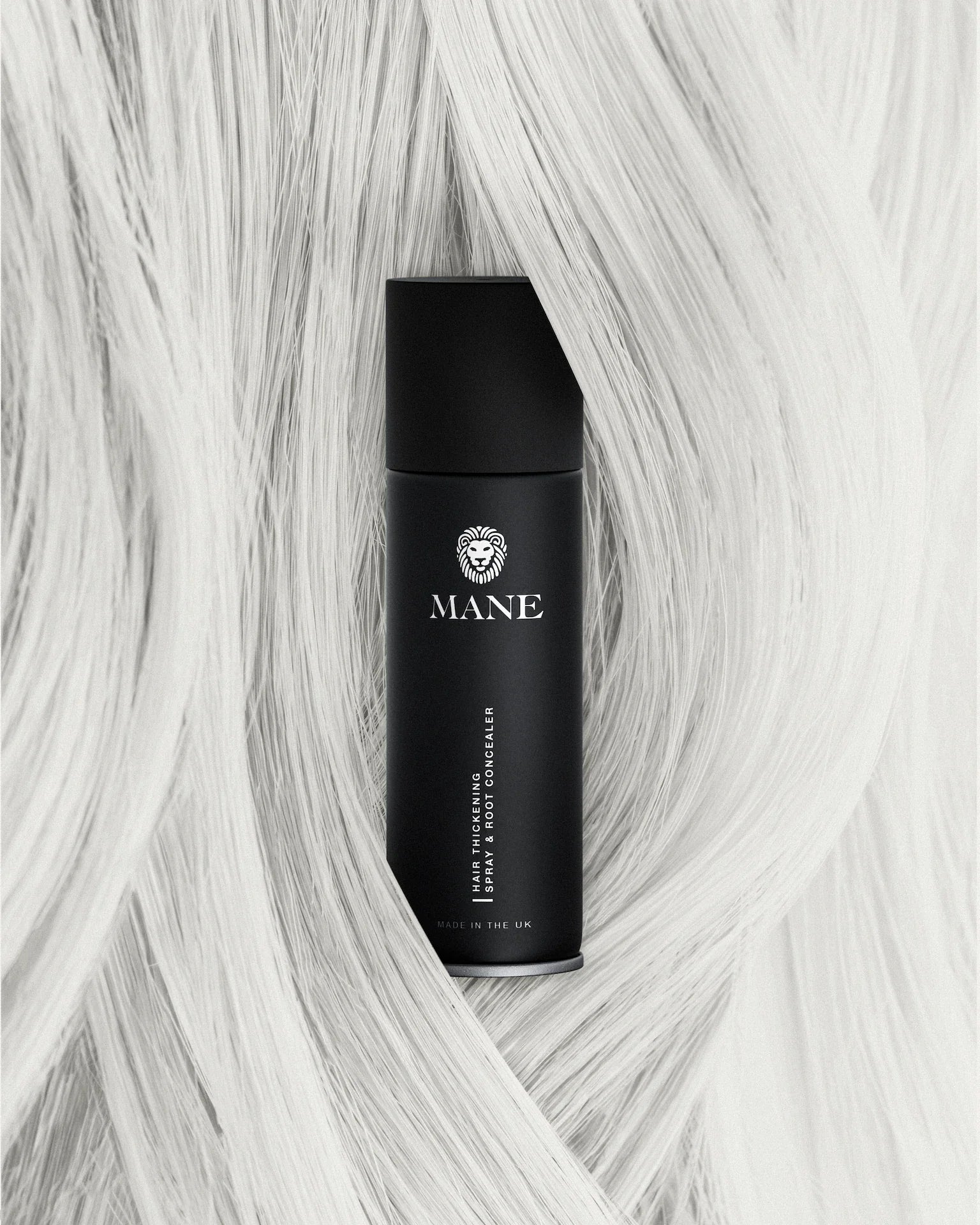 Mane Haarverdichtung Set – Shampoo, Conditioner & Thickener Spray Für Volleres Haar (Schwarz)